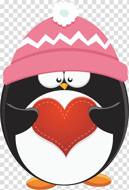 Penguin Love Illustration, penguin transparent background PNG clipart