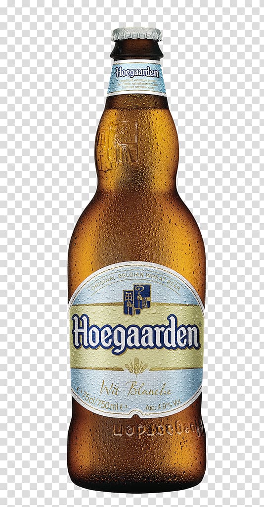 Wheat beer Beer bottle Hoegaarden Brewery Cider, beer transparent background PNG clipart
