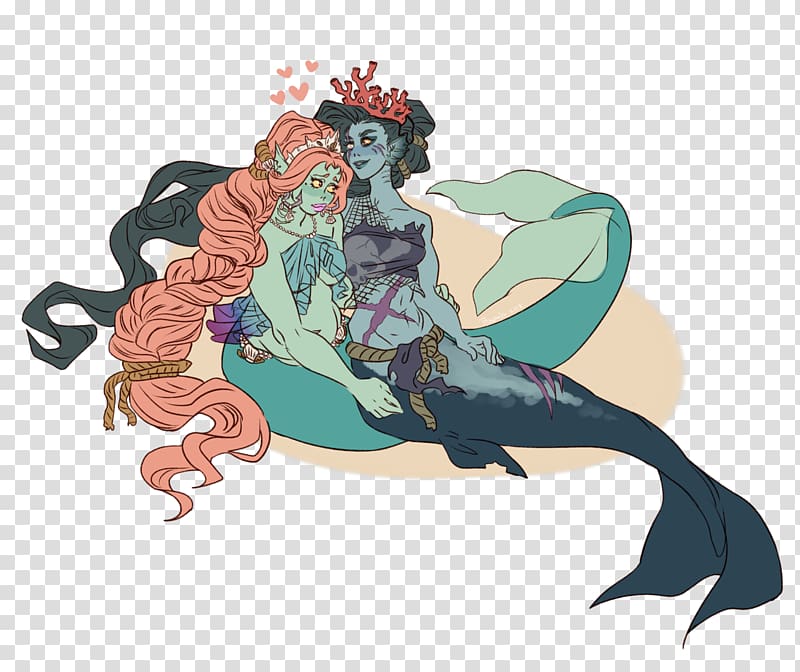 Mermaid Lesbian Merfolk Girlfriend, Mermaid transparent background PNG clipart