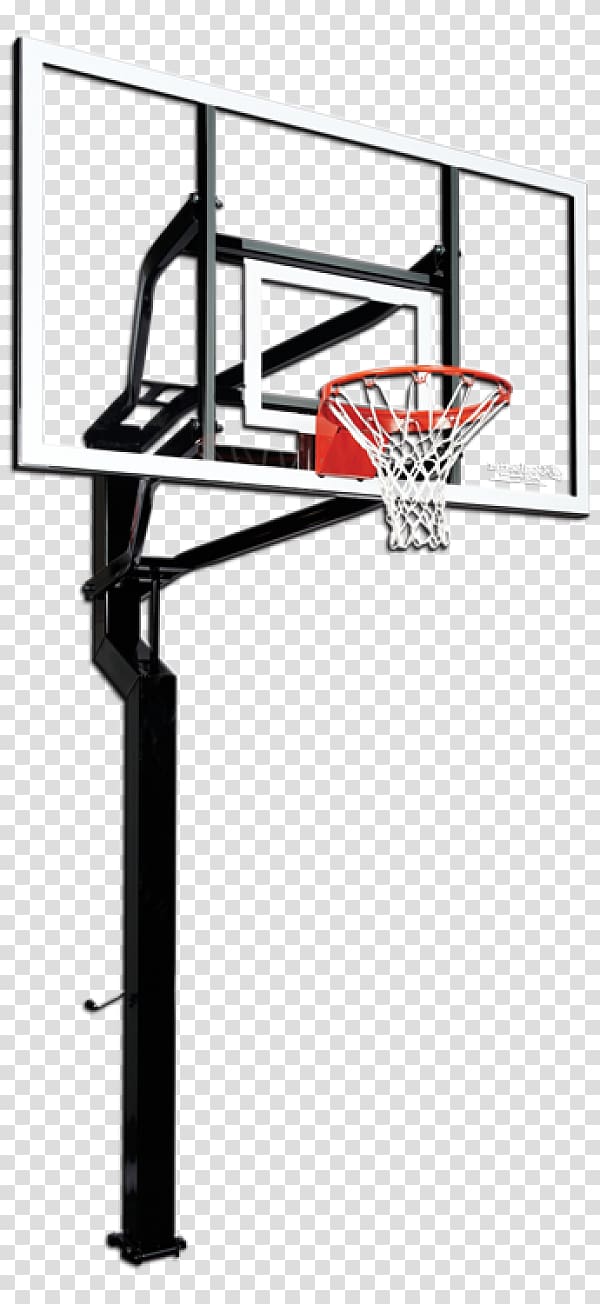 Black And White Basketball System Basketball Backboard Goalsetter