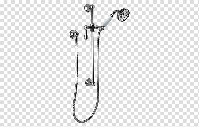 Shower Pressure-balanced valve Bathroom Bathtub Plumbing, traditional wall transparent background PNG clipart
