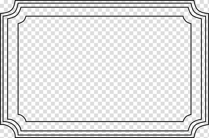rectangular black frame, Board game Line Black and white Angle Point, Retro black frame pattern transparent background PNG clipart