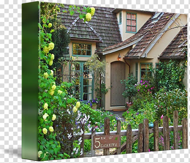Carmel-by-the-Sea Cottage garden House Fairy tale, house transparent background PNG clipart
