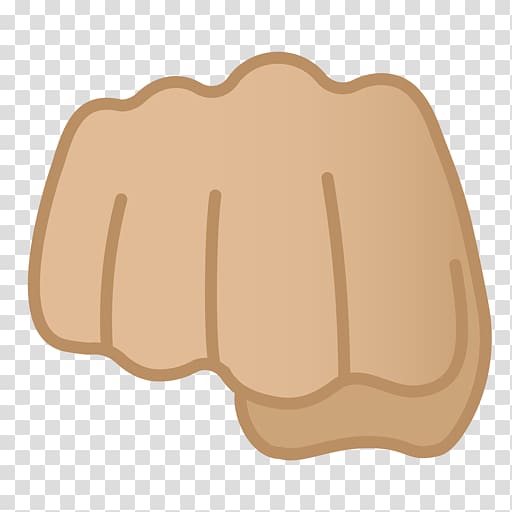Emoji Punch Fist GuessUp : Guess Up Emoji Light skin, clenched transparent background PNG clipart