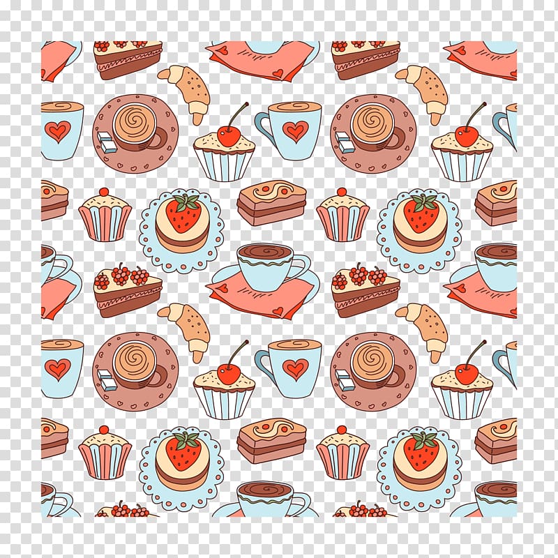 Coffee cup Espresso Cafe, Pastry background free to transparent background PNG clipart