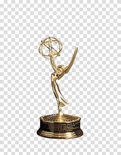 01504 Trophy Material, Emmy Award transparent background PNG clipart