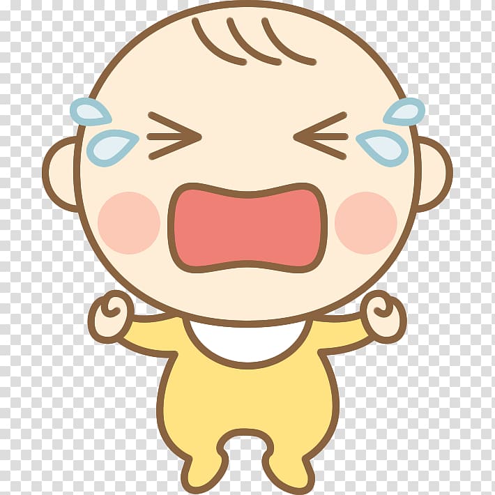 baby boy crying cartoon