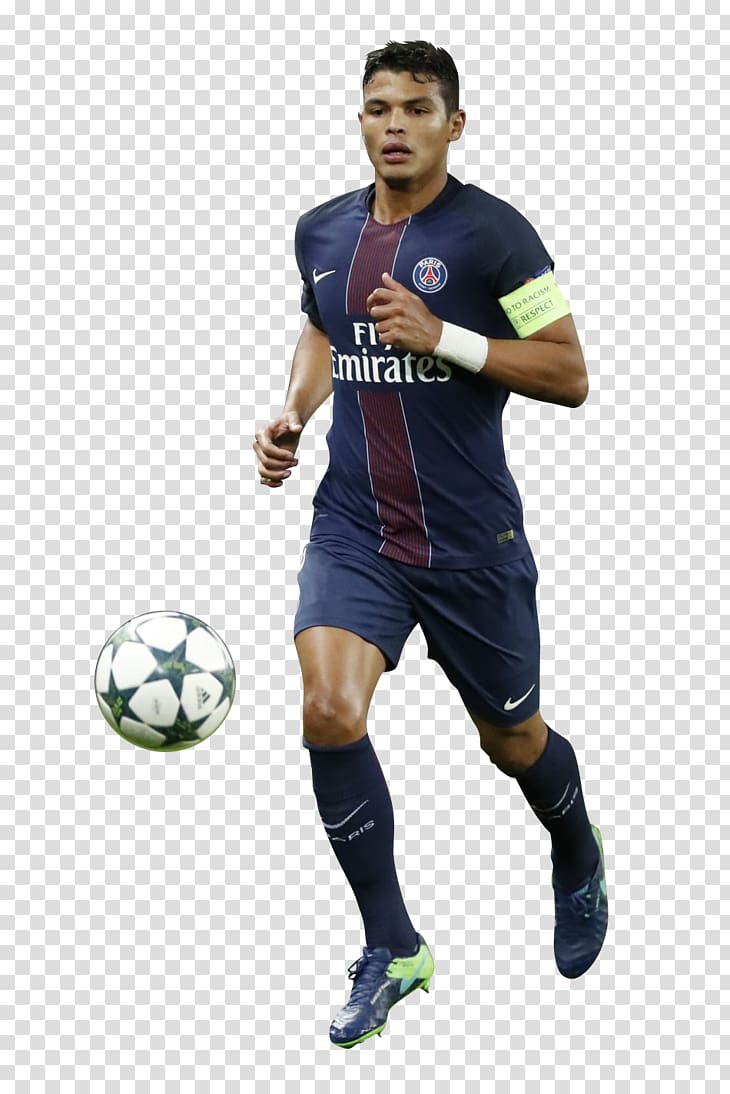 Thiago Silva Paris Saint-Germain F.C. Brazil national football team Football player, thiago transparent background PNG clipart