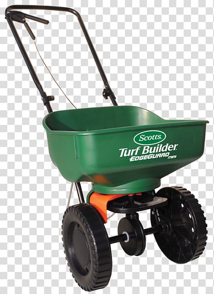 Scotts 76121 Turf Builder EdgeGuard, Mini Broadcast Spreader Lawn Fertilisers Scotts Turf Builder Deluxe Edgeguard Spreader, Lawn Weed Identification Chart transparent background PNG clipart