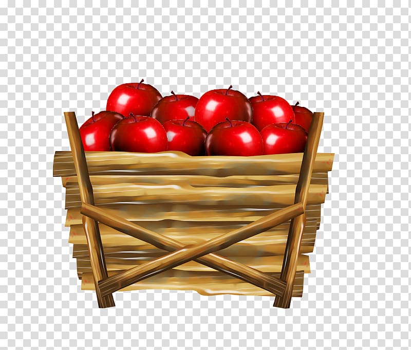 Apple Basket , Basket of apples transparent background PNG clipart