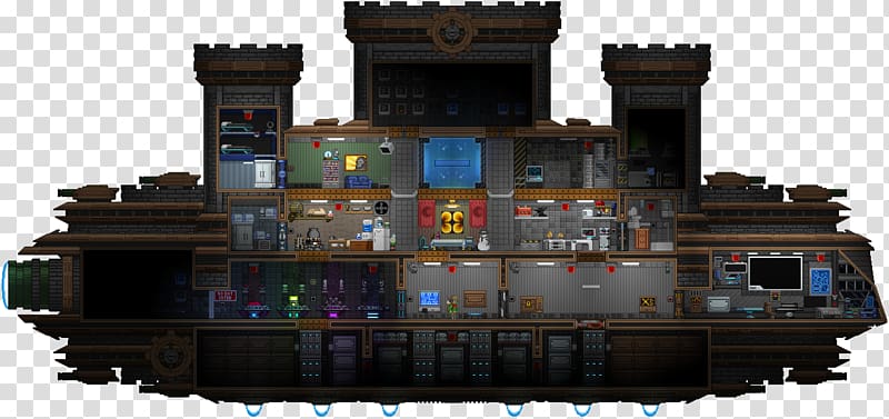 Starbound Mother ship Chucklefish Boat, spaceship interior transparent background PNG clipart