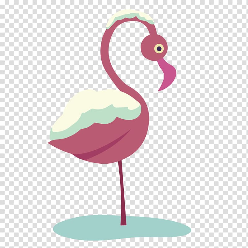 Flamingo , on cartoon flamingos transparent background PNG clipart