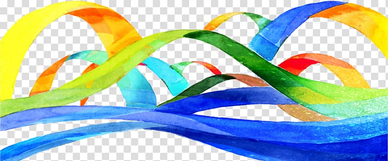 Colored lines transparent background PNG clipart
