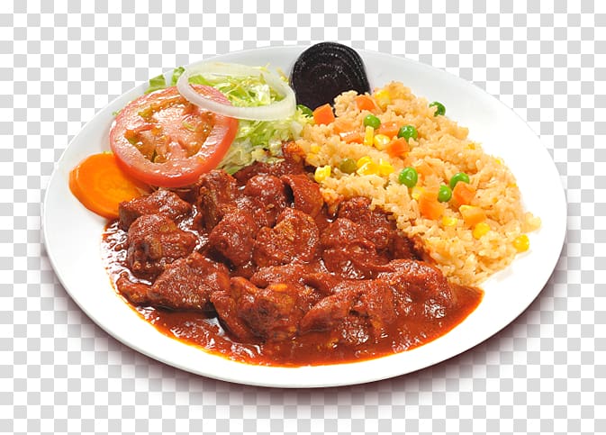 Jollof rice Middle Eastern cuisine Food Restaurant, Comida Menu transparent background PNG clipart