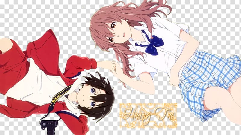 Shouko Nishimiya Yuzuru Nishimiya Anime A Silent Voice Manga, Anime transparent background PNG clipart