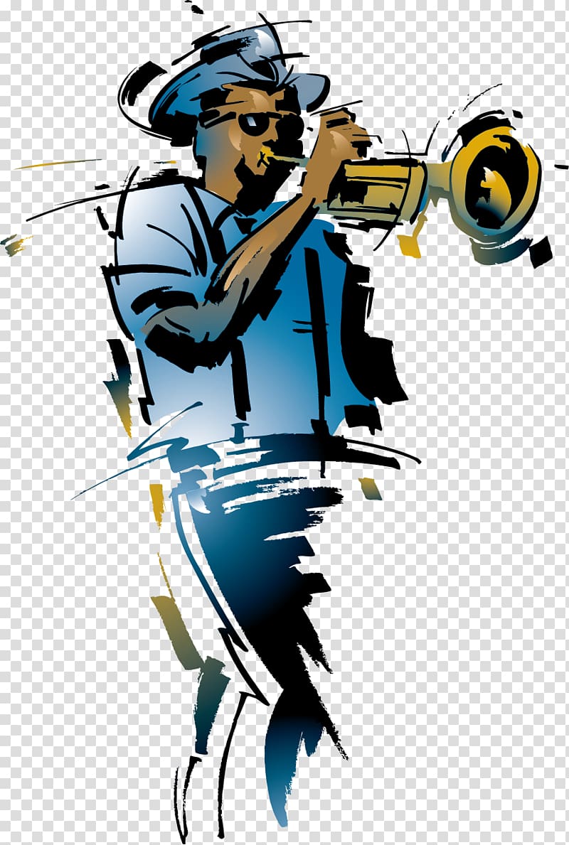 Trumpet Fundal, Trumpet man transparent background PNG clipart