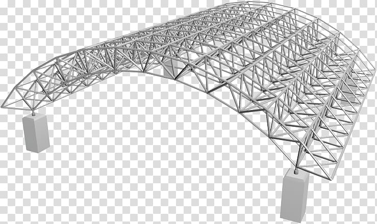 curved space truss