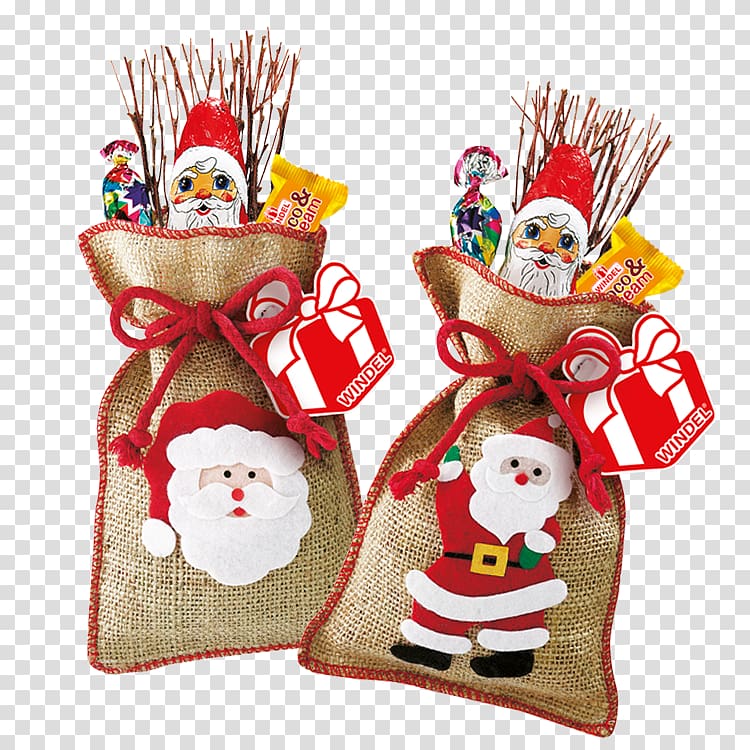 Diaper Saint Nicholas Day Gunny sack Christmas , christmas candy transparent background PNG clipart