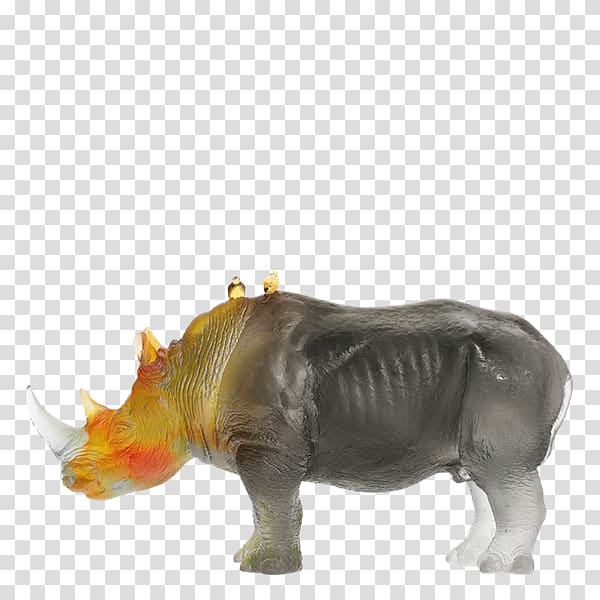 Rhinoceros Ambergris Figurine Terrestrial animal, others transparent background PNG clipart