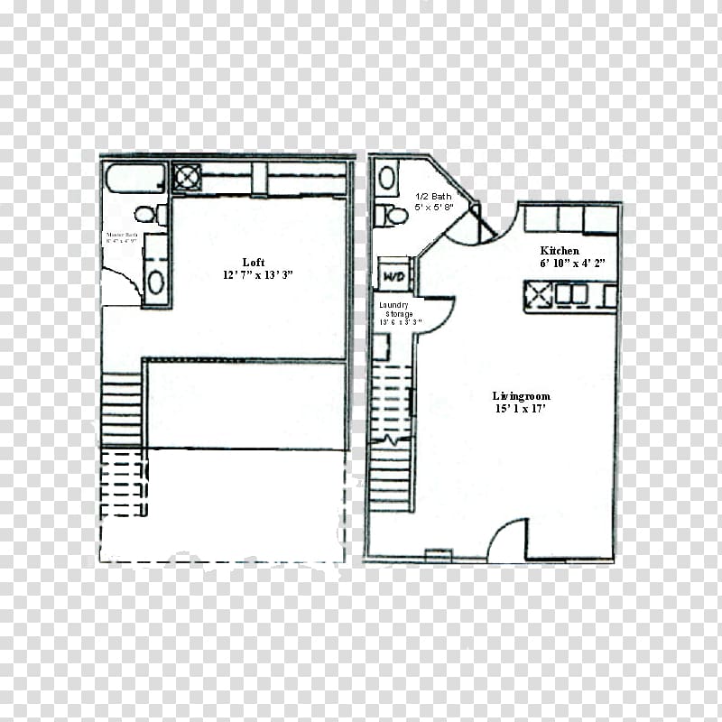 Floor plan Apartment House Loft Bedroom, apartment transparent background PNG clipart