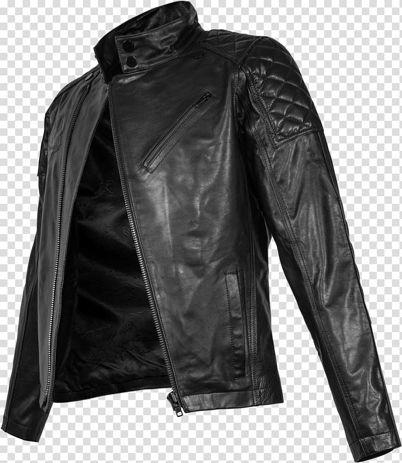 black leather zip-up jacket, Jacket Snake Leather transparent background PNG clipart
