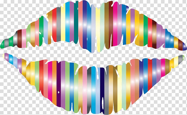Lipstick Computer Icons , rainbow lips transparent background PNG clipart