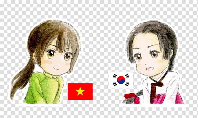 South Korea Chibi Vietnam , korea cartoon transparent background PNG clipart