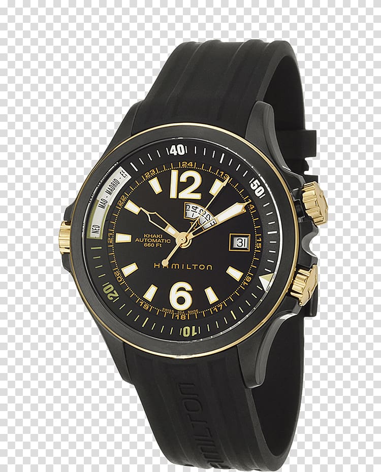 Hamilton Watch Company Automatic watch Clock Seiko, watch transparent background PNG clipart