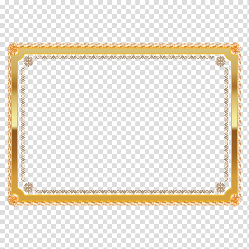 gold frame border png