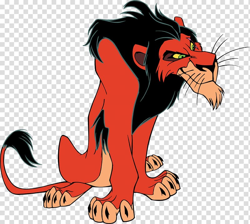 Scar The Lion King Open Cattivi Disney, Scar transparent background PNG ...