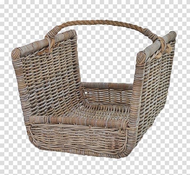 Picnic Baskets Wicker Handle Garden, wood transparent background PNG clipart