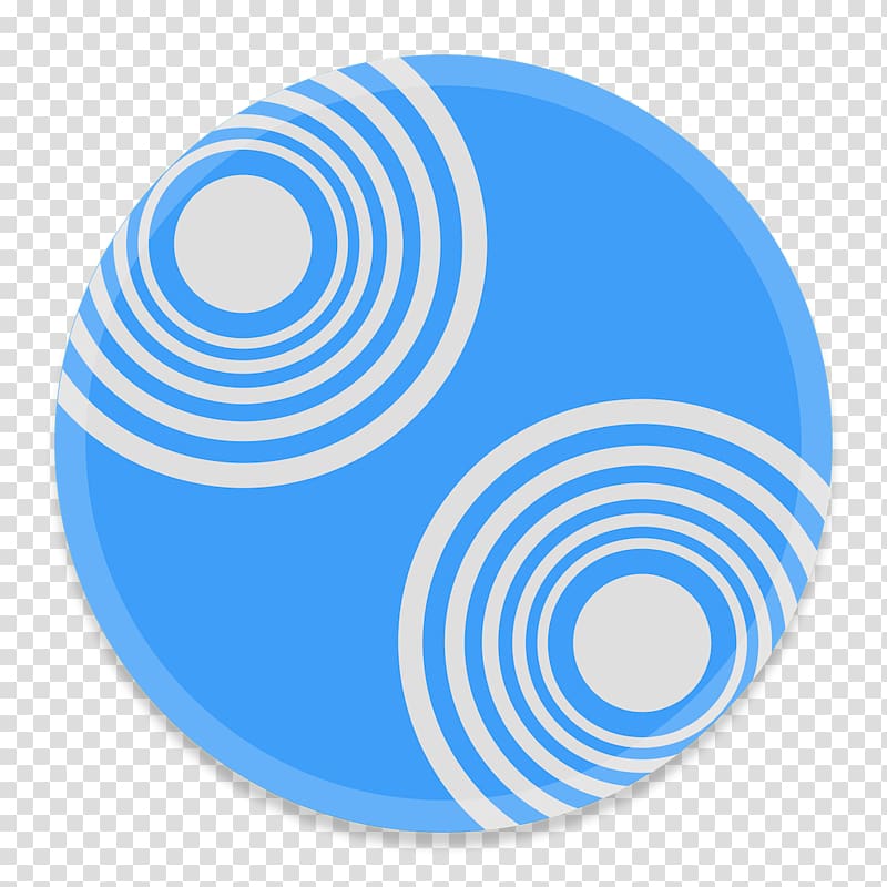 blue symbol spiral, Server transparent background PNG clipart