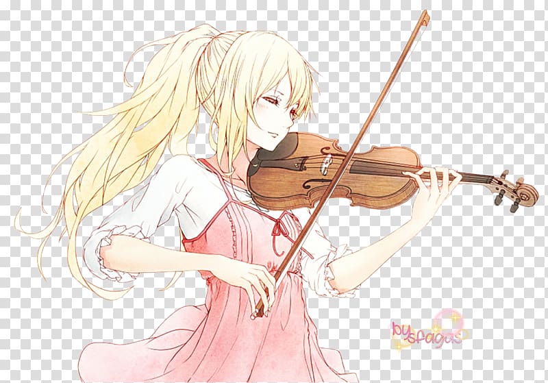 YouTube Kaori Violin Music Your Lie in April, violin transparent background PNG clipart