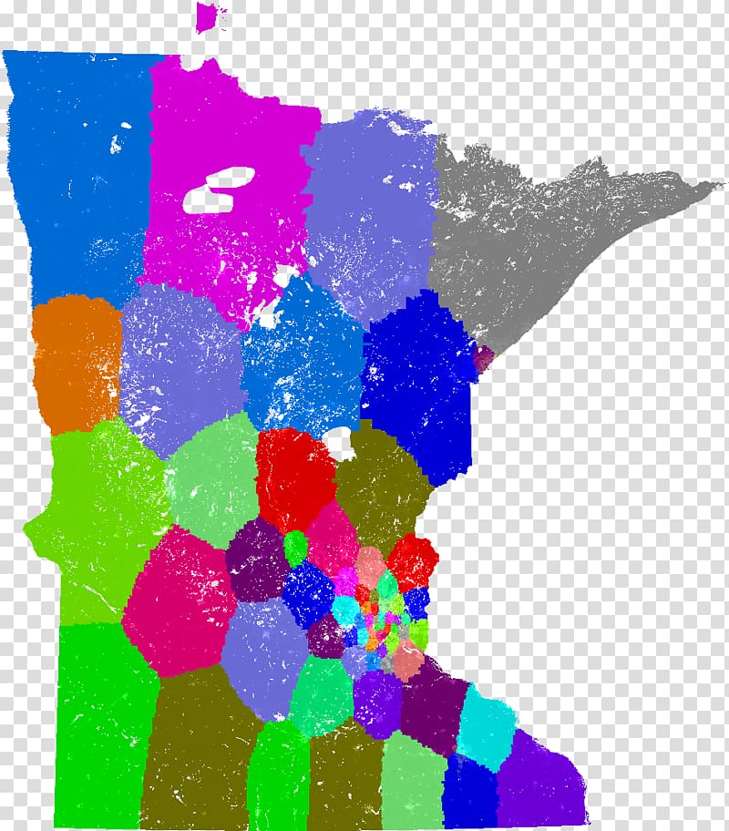 Minnesota Senate Map Congressional district Physische Karte, map transparent background PNG clipart