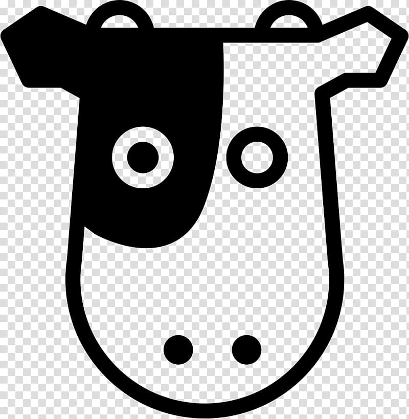 Beef cattle Taurine cattle Computer Icons, cow face transparent background PNG clipart