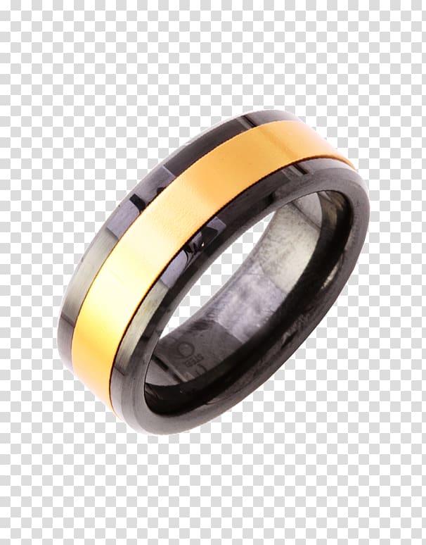 Titanium ring Steel Tungsten carbide Exotic material, Metal Ring transparent background PNG clipart