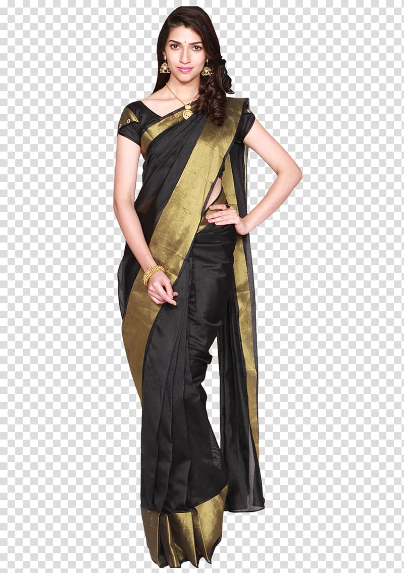 Sari Ikat Silk Sambalpuri saree Clothing, Silk Saree transparent background PNG clipart