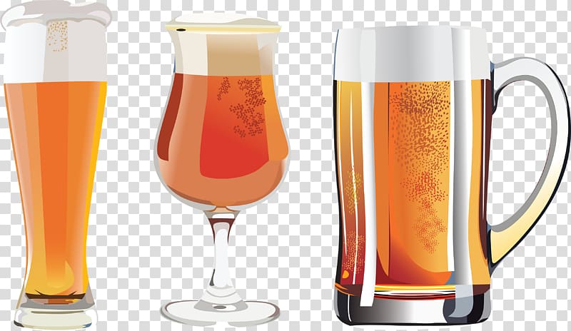 Beer glassware Cocktail , goblet beer transparent background PNG clipart