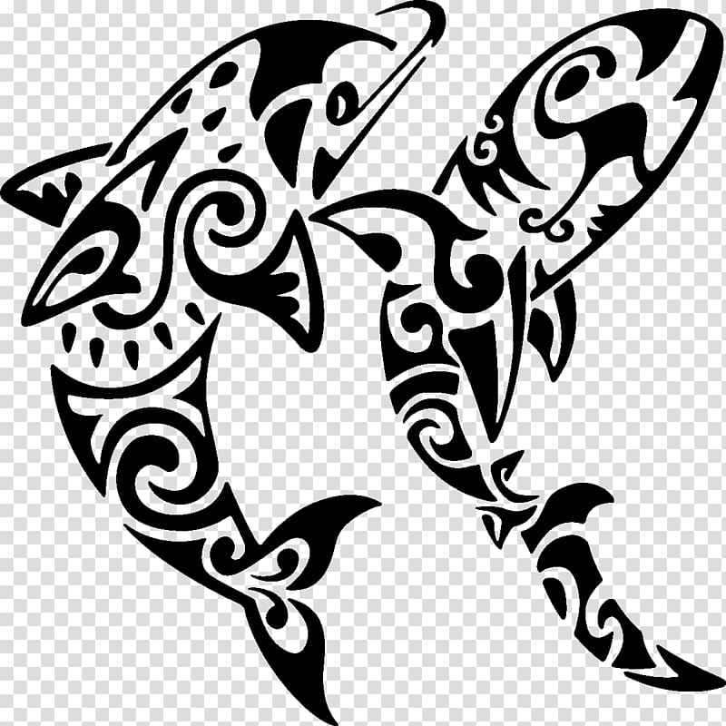 Polynesia Tattoo Shark Māori people Tā moko, shark transparent background PNG clipart