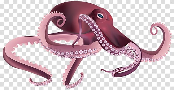 Octopus transparent background PNG clipart