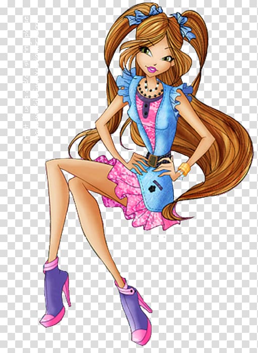 Flora Bloom Butterflix Comedy, Winx Club Flora transparent background PNG clipart