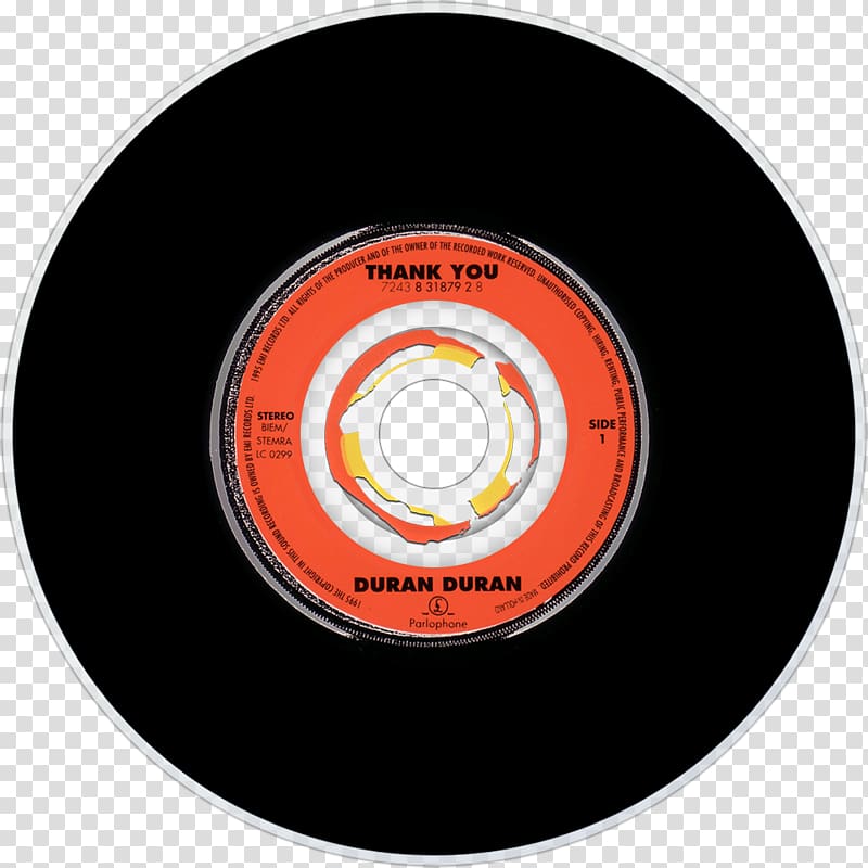 Compact disc Thank You Duran Duran All You Need Is Now Music, duran duran transparent background PNG clipart