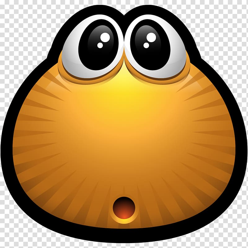 smile yellow beak icon, Brown Monsters 24 transparent background PNG clipart