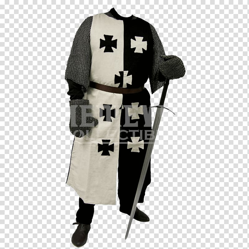 Crusades Robe Surcoat Knight Middle Ages, Knight transparent background PNG clipart