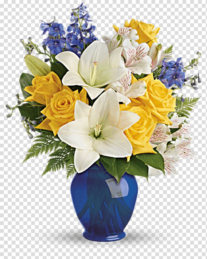 Teleflora Flower bouquet Floristry Flower delivery, blooming lilies transparent background PNG clipart