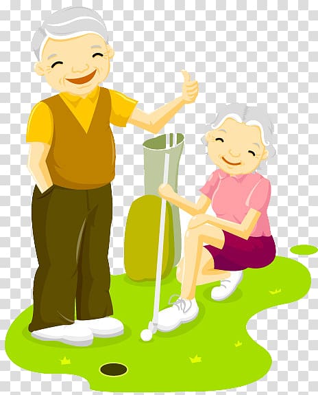 Old age Grandparent Significant other, Elderly couple transparent background PNG clipart