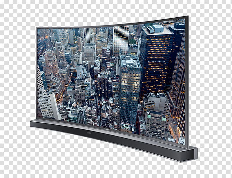 Soundbar Smart TV Subwoofer LED-backlit LCD 4K resolution, experience bar transparent background PNG clipart
