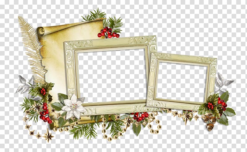 Christmas Frames , CLUSTER FRAME transparent background PNG clipart