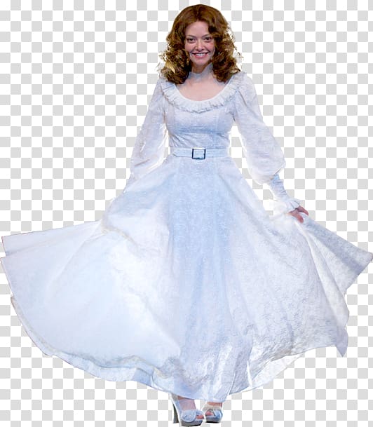 Wedding dress Party dress Gown Girl, dress transparent background PNG clipart