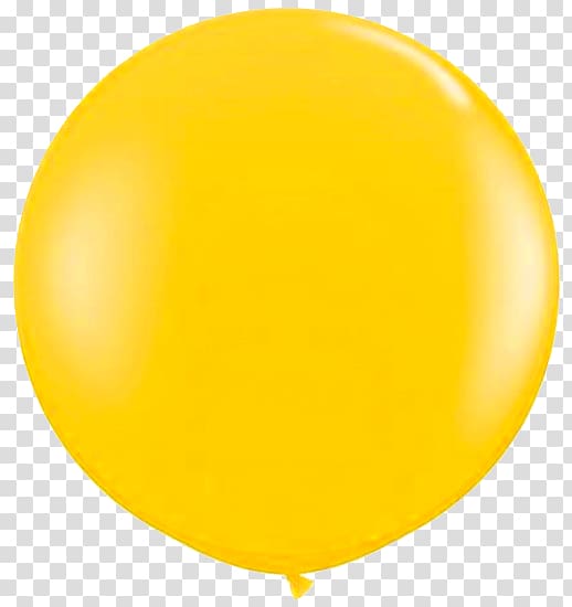 Color Paint Yellow Balloon, flat balloons transparent background PNG clipart